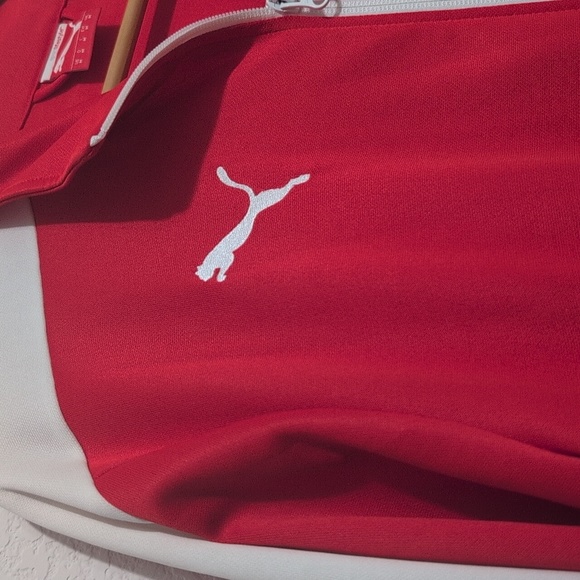 Arsenal FC Zip Up Lightweight Jacket Mens Size Medium Puma Classic Red Arsenal - Picture 8 of 17